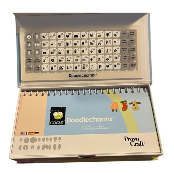 CRICUT 3 Cartridges-Stretch Imagination-Doodlecharms -George & Basic Shape - Picture 4 of 6